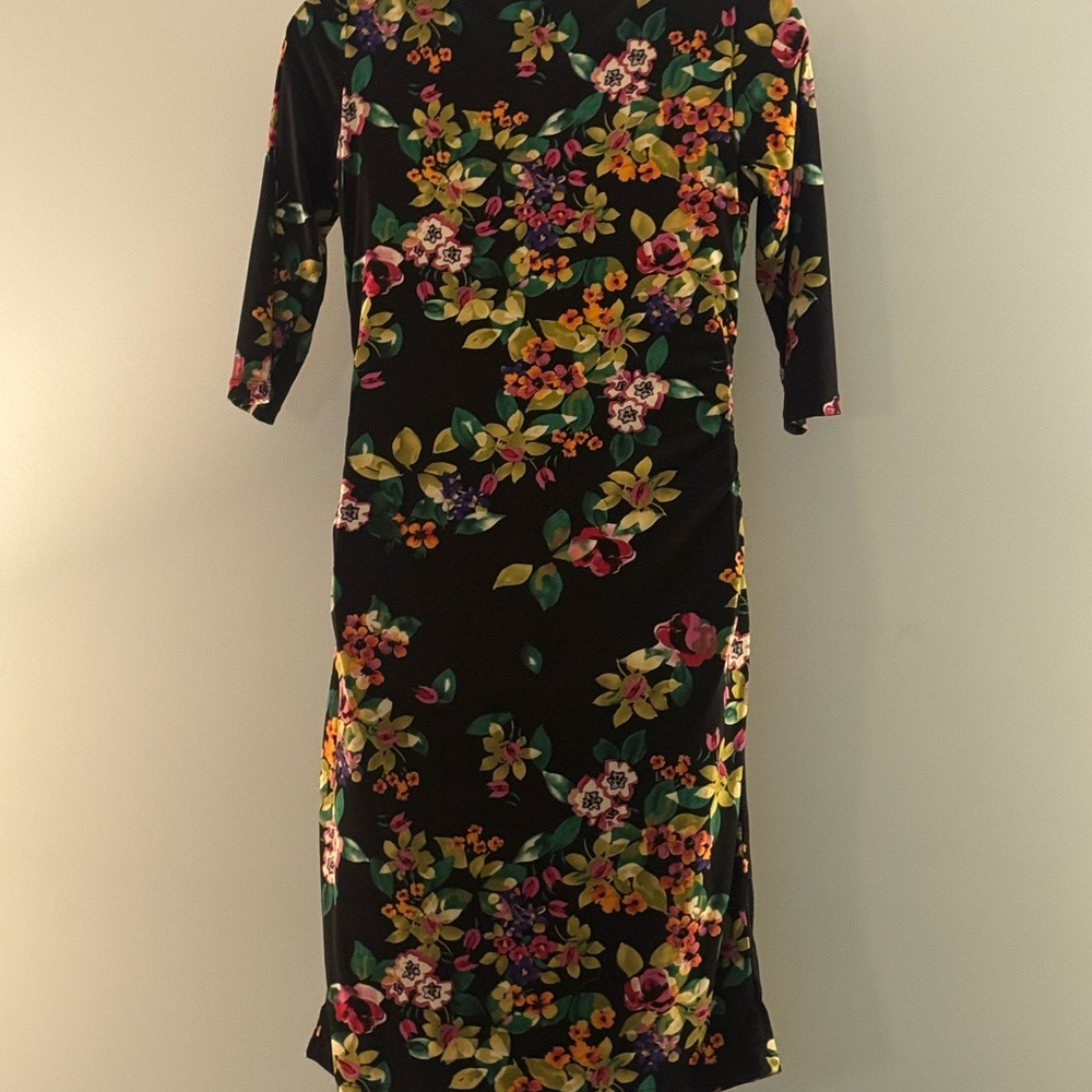 Dress barn floral black dress - Picture 2 of 3